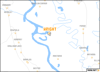 map of Wright