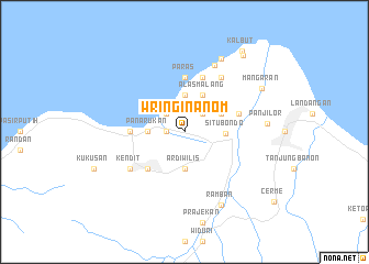 map of Wringinanom