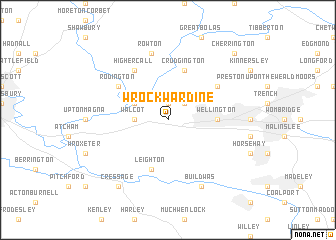 map of Wrockwardine