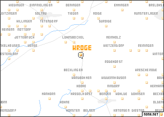 map of Wroge