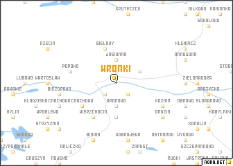 map of Wronki