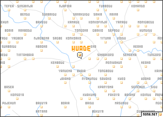 map of Wuade