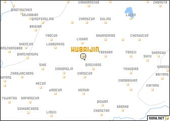 map of Wubaijin