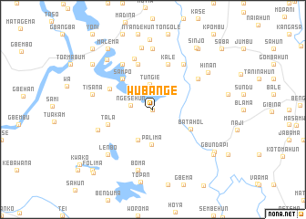 map of Wubange
