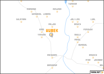 map of Wubek