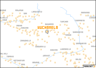 map of Wucha Mela