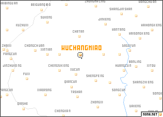 map of Wuchangmiao