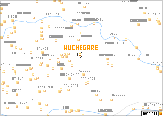 map of Wuche Gare