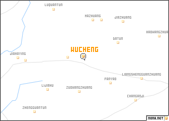 map of Wucheng