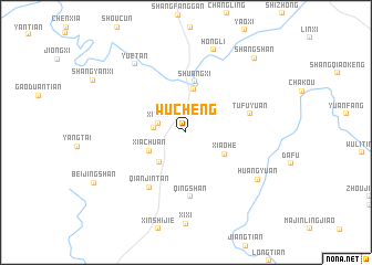 map of Wucheng