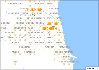 map of Wu-chieh