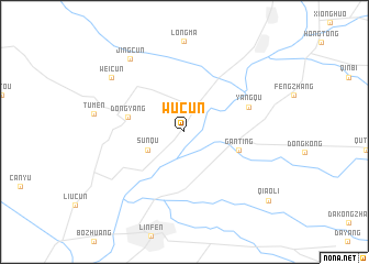 map of Wucun