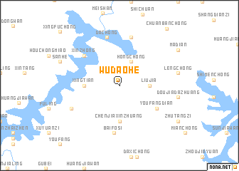 map of Wudaohe