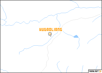 map of Wudaoliang