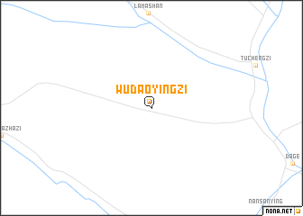 map of Wudaoyingzi