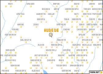 map of Wudede