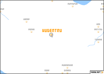 map of Wudentru