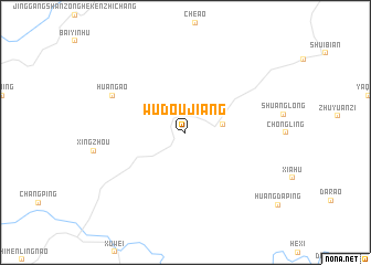 map of Wudoujiang