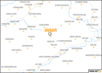 map of Wudun