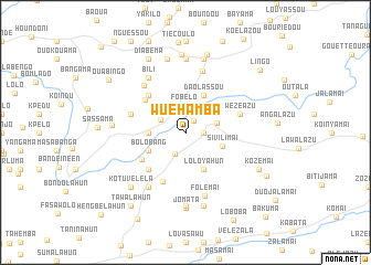 map of Wuehamba