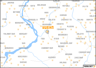 map of Wuehn