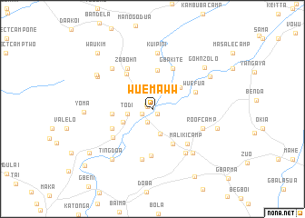 map of Wuemaww