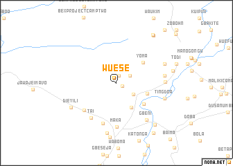 map of Wuese