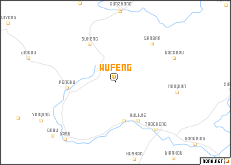 map of Wufeng