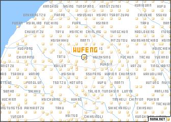 map of Wu-feng