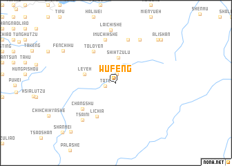 map of Wu-feng