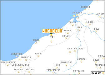 map of Wugaocun