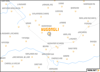 map of Wugongli