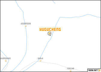 map of Wugucheng