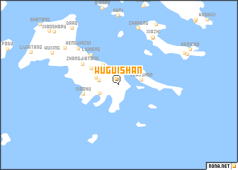 map of Wuguishan
