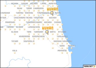 map of Wu-han