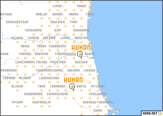 map of Wu-han