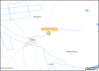 map of Wuhaoqu