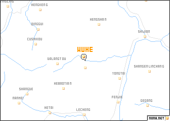 map of Wuhe