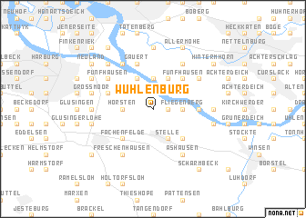 map of Wuhlenburg