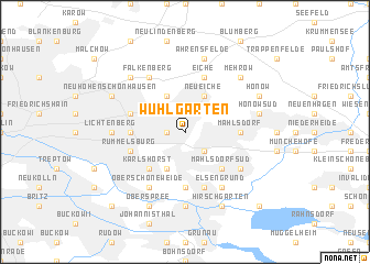map of Wuhlgarten