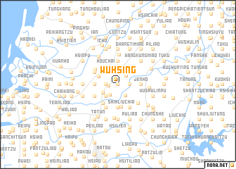 map of Wu-hsing