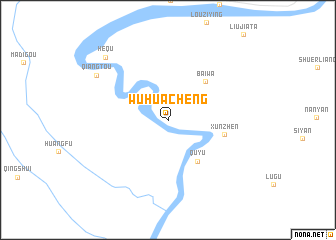 map of Wuhuacheng