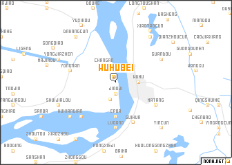 map of Wuhubei