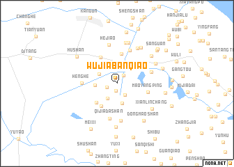 map of Wujiabanqiao