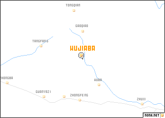 map of Wujiaba