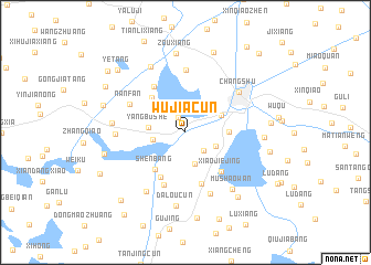 map of Wujiacun