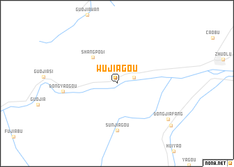 map of Wujiagou