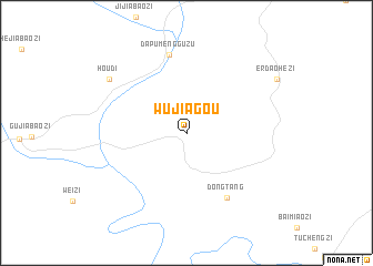 map of Wujiagou