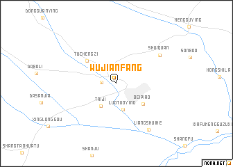map of Wujianfang