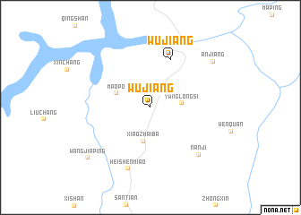 map of Wujiang